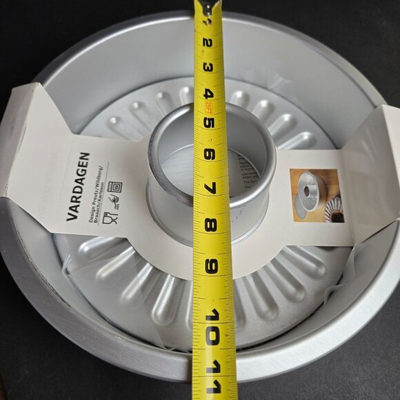 IKEA VARDAGEN Cake Baking Mold With Two Removable Bottoms Silver 802.569.83 Anod - Picture 8 of 10
